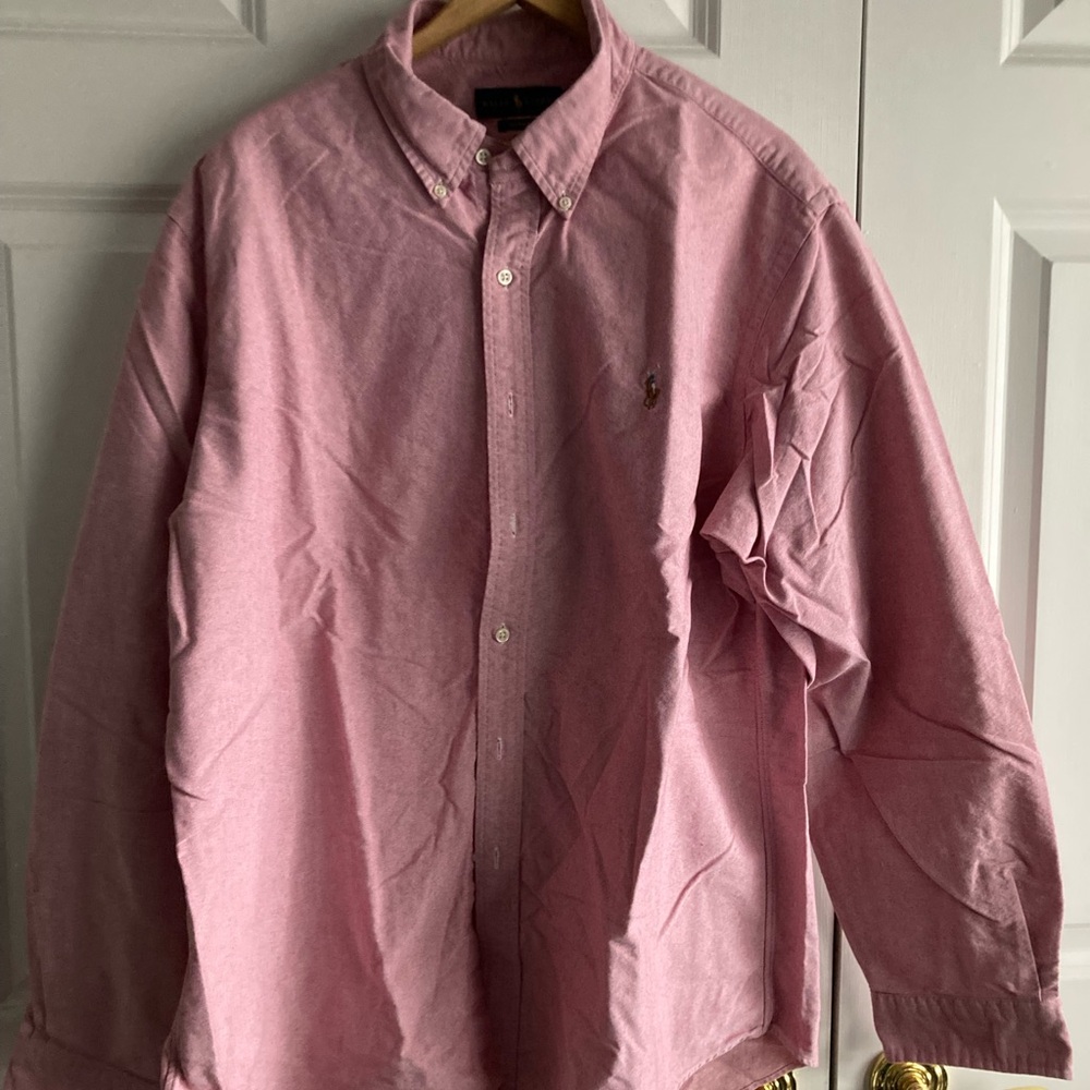 Men's Pink Polo by Ralph Lauren Shirt